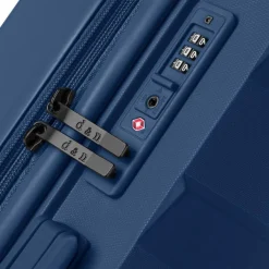 d&n Hartgepäck Kabinengepäck|4-Rollen Kabinentrolleys<South Dakota 4 Rollen Kabinentrolley S 55 cm mit Dehnfalte navy blue