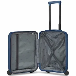 d&n Hartgepäck Kabinengepäck|4-Rollen Kabinentrolleys<South Dakota 4 Rollen Kabinentrolley S 55 cm mit Dehnfalte navy blue