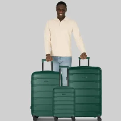 d&n Koffersets Als Hartgepäck|Koffersets 3-Teilig<South Dakota 4 Rollen Kofferset 3-teilig mit Dehnfalte olive