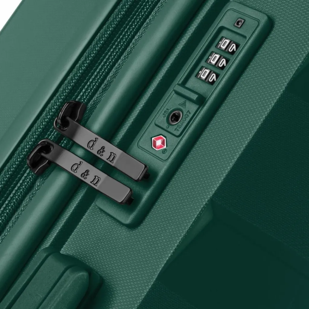 New d&n South Dakota 4 Rollen Trolley L 76 cm mit Dehnfalte olive