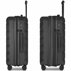 d&n South Dakota 4 Rollen Trolley M 66 cm mit Dehnfalte