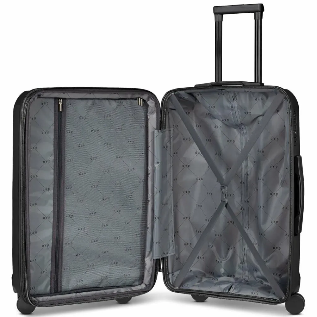 d&n South Dakota 4 Rollen Trolley M 66 cm mit Dehnfalte