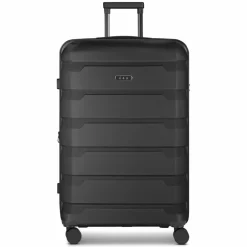 d&n Hartgepäck|4-Rollen Koffer<South Dakota 4 Rollen Trolley L 76 cm mit Dehnfalte black