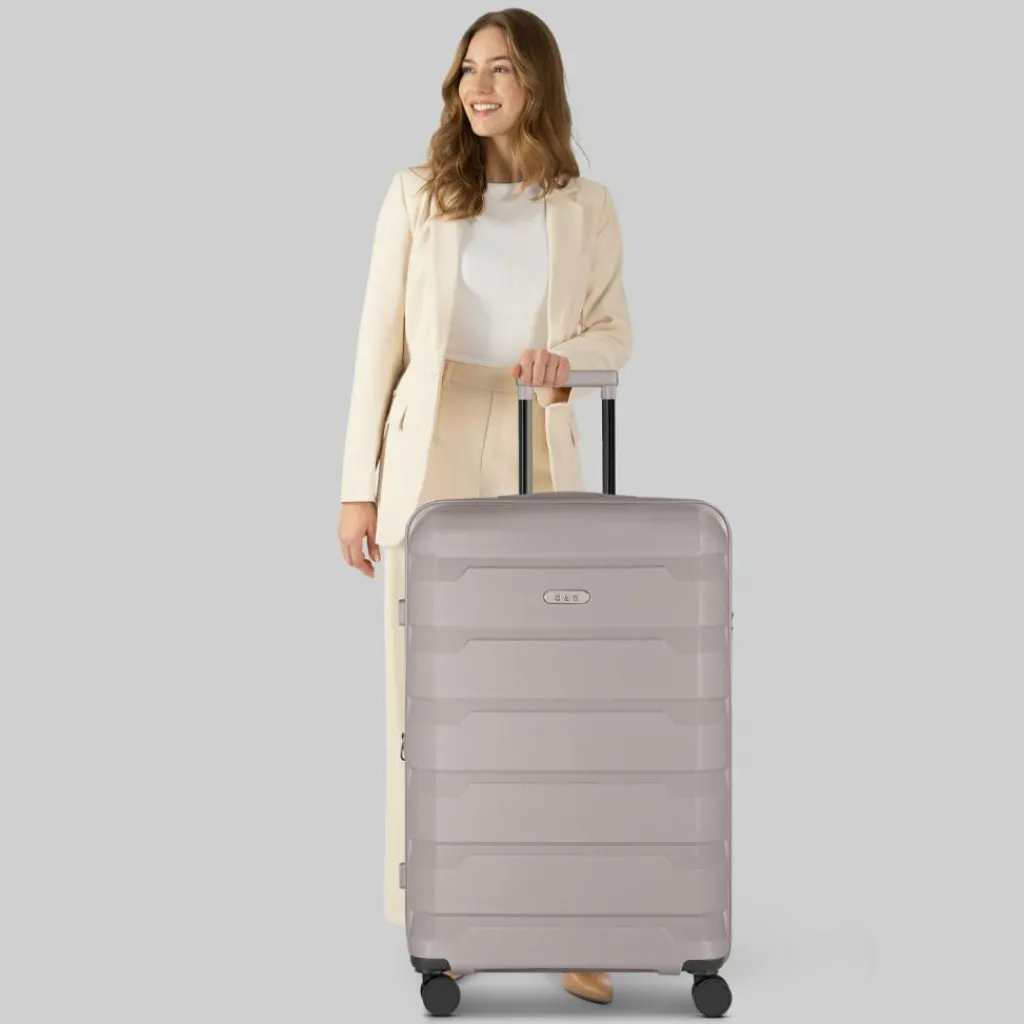 d&n South Dakota 4 Rollen Trolley L 76 cm mit Dehnfalte