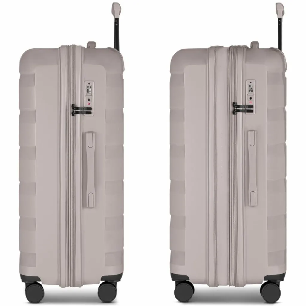 d&n South Dakota 4 Rollen Trolley L 76 cm mit Dehnfalte