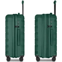 d&n South Dakota 4 Rollen Trolley M 66 cm mit Dehnfalte