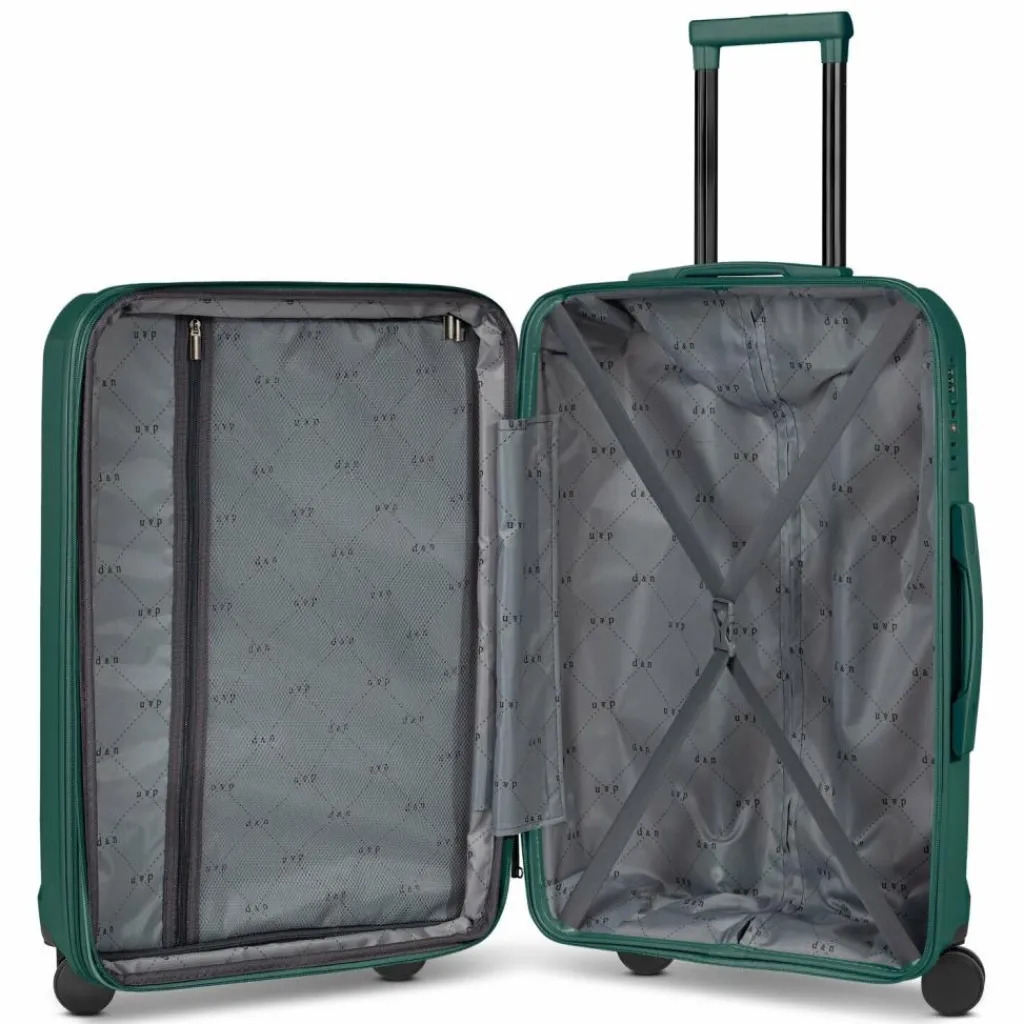 d&n South Dakota 4 Rollen Trolley M 66 cm mit Dehnfalte