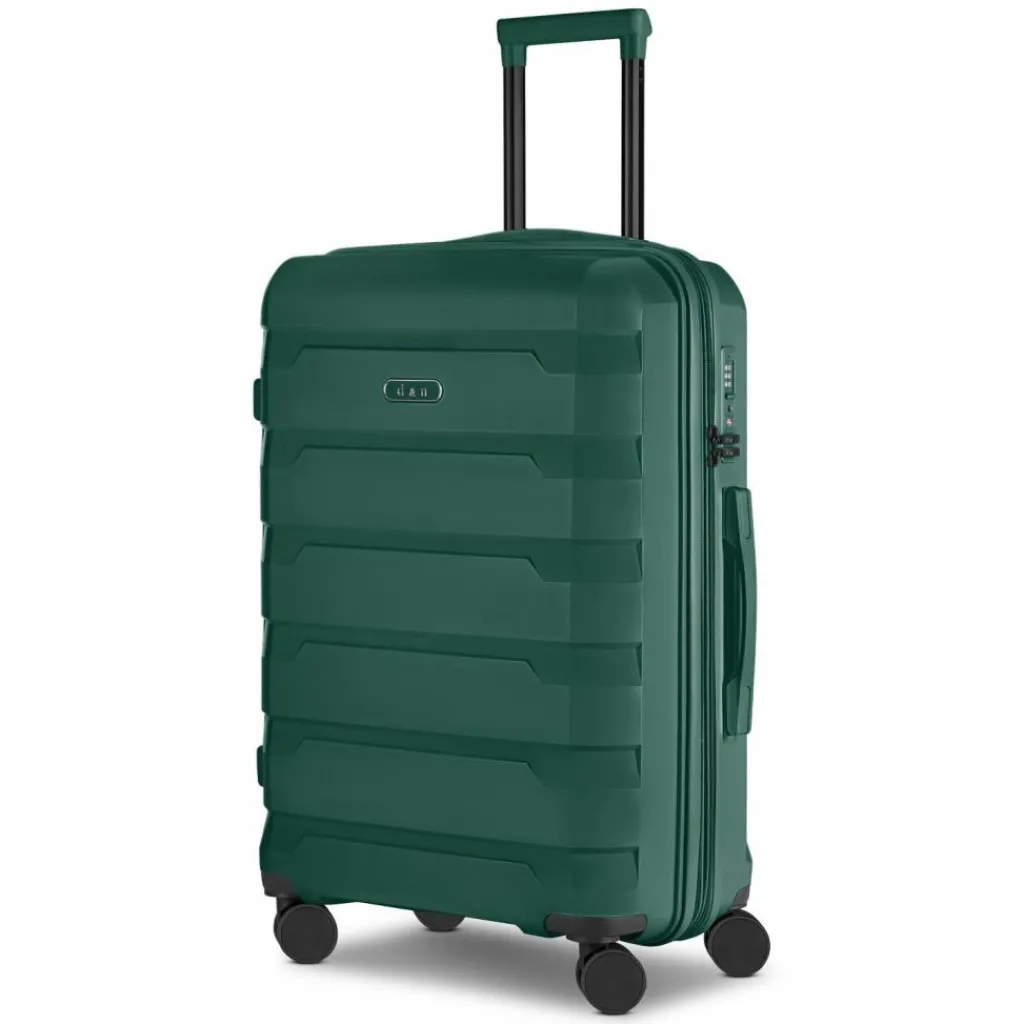 d&n South Dakota 4 Rollen Trolley M 66 cm mit Dehnfalte