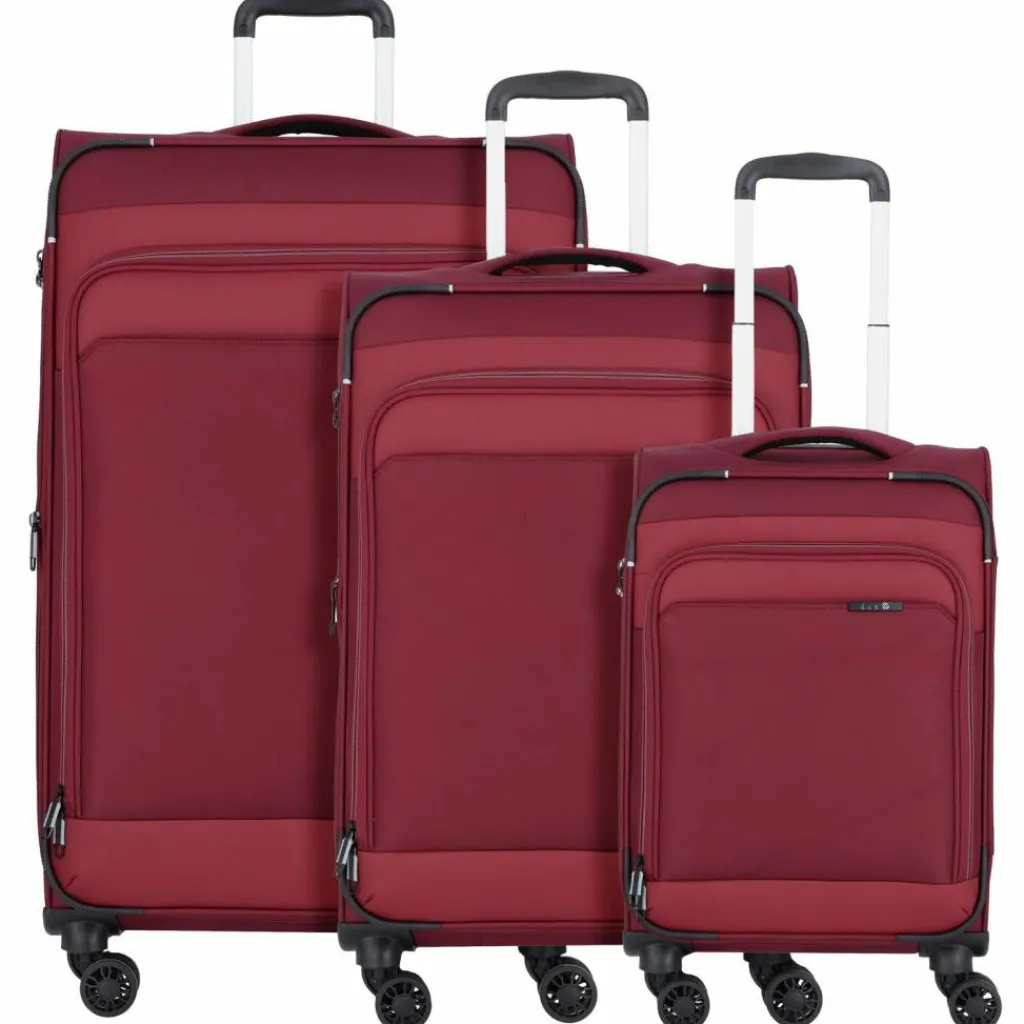 d&n Travel Line 9504 4 Rollen Kofferset 3-teilig mit Dehnfalte