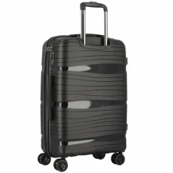 d&n Travel Line 4300 4 Rollen Kofferset 3-teilig schwarz