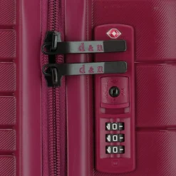 d&n Hartgepäck Kabinengepäck|4-Rollen Kabinentrolleys<Travel Line 4600 4 Rollen Kabinentrolley S 55 cm wine red