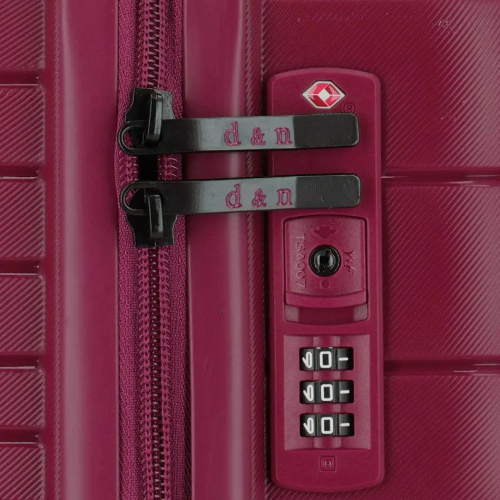 d&n Hartgepäck Kabinengepäck|4-Rollen Kabinentrolleys<Travel Line 4600 4 Rollen Kabinentrolley S 55 cm wine red