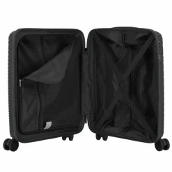 Online d&n Travel Line 4600 4 Rollen Kabinentrolley S 55 cm black