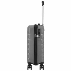 d&n Hartgepäck Kabinengepäck|4-Rollen Kabinentrolleys<Travel Line 4100 4 Rollen Kabinentrolley S 54 cm grey