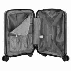 d&n Hartgepäck Kabinengepäck|4-Rollen Kabinentrolleys<Travel Line 4100 4 Rollen Kabinentrolley S 54 cm grey