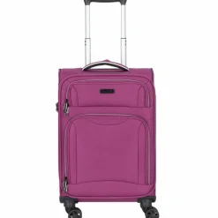 Best d&n Travel Line 9204 4 Rollen Kabinentrolley 55 cm purple