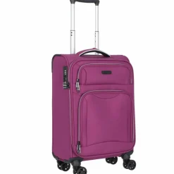 Best d&n Travel Line 9204 4 Rollen Kabinentrolley 55 cm purple