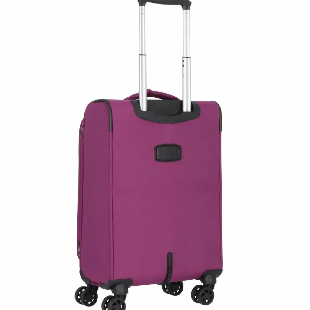 Best d&n Travel Line 9204 4 Rollen Kabinentrolley 55 cm purple