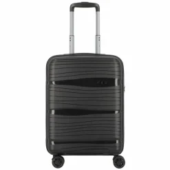 d&n Hartgepäck Kabinengepäck|4-Rollen Kabinentrolleys<Travel Line 4300 4 Rollen Kabinentrolley S 55 cm schwarz