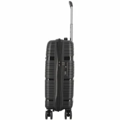 d&n Hartgepäck Kabinengepäck|4-Rollen Kabinentrolleys<Travel Line 4300 4 Rollen Kabinentrolley S 55 cm schwarz