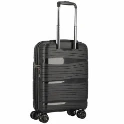 d&n Hartgepäck Kabinengepäck|4-Rollen Kabinentrolleys<Travel Line 4300 4 Rollen Kabinentrolley S 55 cm schwarz