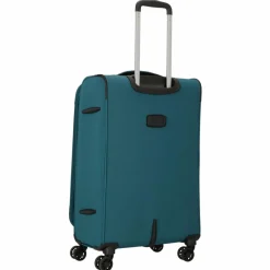 Online d&n Travel Line 9504 4 Rollen Kofferset 3-teilig mit Dehnfalte petrol