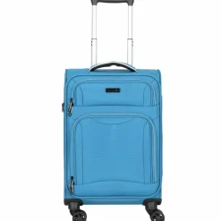 Hot d&n Travel Line 9204 4 Rollen Kabinentrolley 55 cm blau