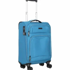 Hot d&n Travel Line 9204 4 Rollen Kabinentrolley 55 cm blau