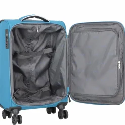 Hot d&n Travel Line 9204 4 Rollen Kabinentrolley 55 cm blau