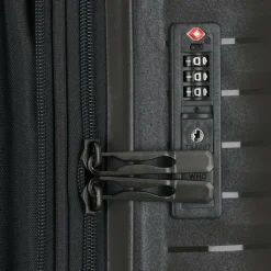 Clearance d&n Travel Line 4500 4 Rollen Kabinentrolley S 55 cm mit Dehnfalte black