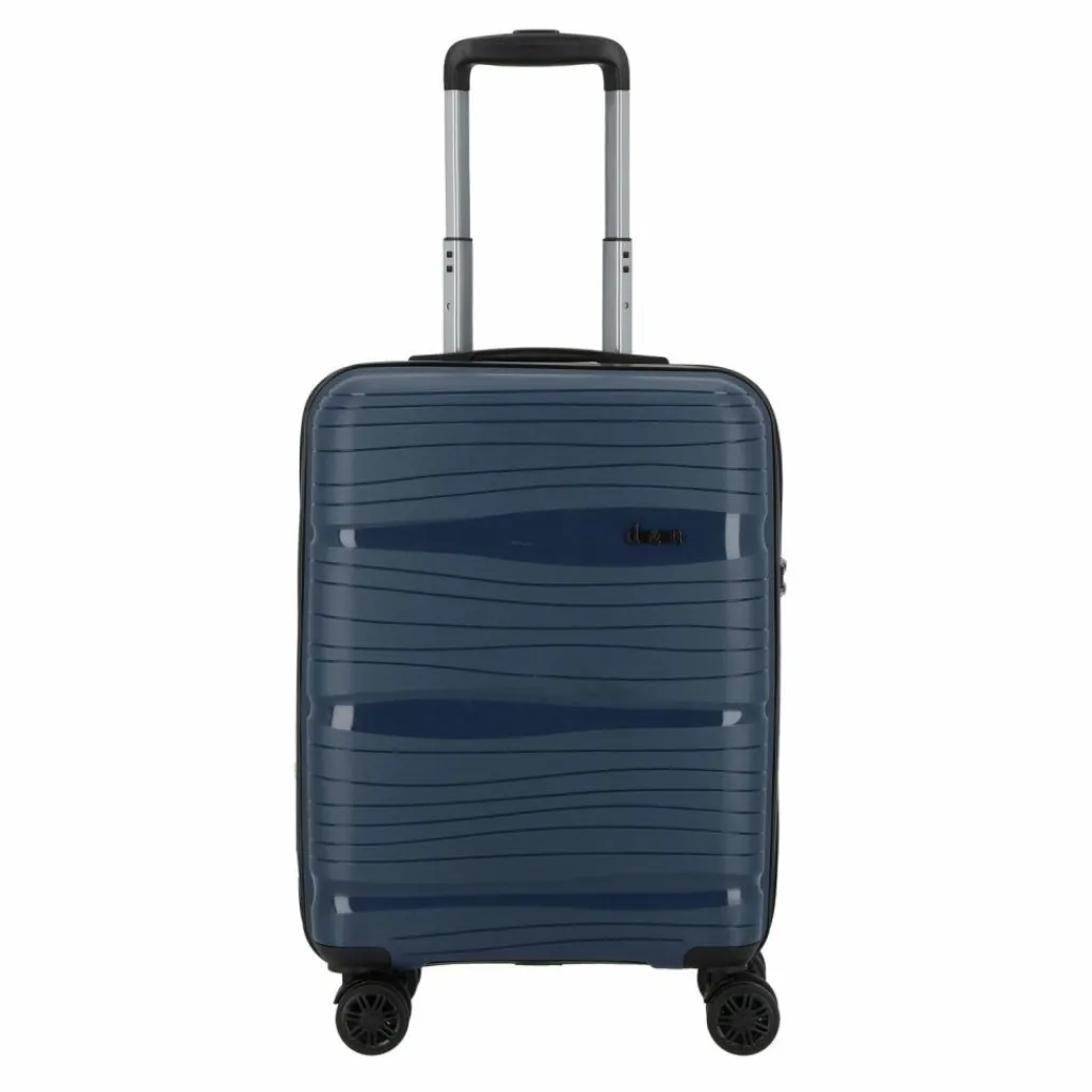 d&n Hartgepäck Kabinengepäck|4-Rollen Kabinentrolleys<Travel Line 4300 4 Rollen Kabinentrolley S 55 cm dunkelblau