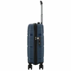 d&n Hartgepäck Kabinengepäck|4-Rollen Kabinentrolleys<Travel Line 4300 4 Rollen Kabinentrolley S 55 cm dunkelblau