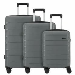 Sale d&n Travel Line 4100 4 Rollen Kofferset 3-teilig grey
