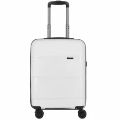 d&n Hartgepäck Kabinengepäck|4-Rollen Kabinentrolleys<Travel Line 4300 4 Rollen Kabinentrolley S 55 cm weiß