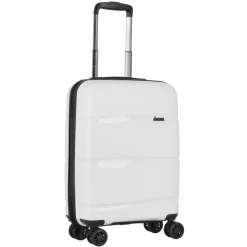 d&n Hartgepäck Kabinengepäck|4-Rollen Kabinentrolleys<Travel Line 4300 4 Rollen Kabinentrolley S 55 cm weiß