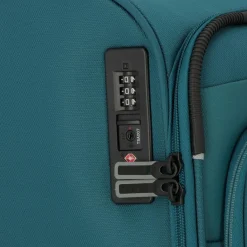 Sale d&n Travel Line 9504 4 Rollen Kabinentrolley S 55 cm petrol