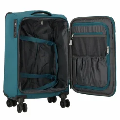 Sale d&n Travel Line 9504 4 Rollen Kabinentrolley S 55 cm petrol