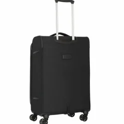Clearance d&n Travel Line 9204 4 Rollen Kofferset 3-teilig mit Dehnfalte schwarz