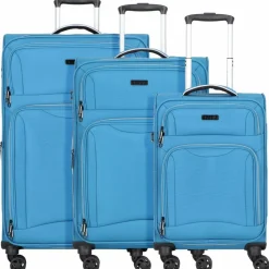 d&n Travel Line 9204 4 Rollen Kofferset 3-teilig mit Dehnfalte