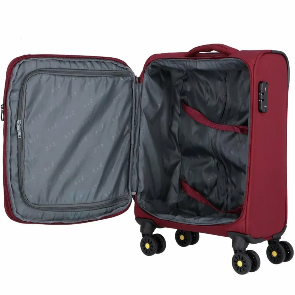 d&n Travel Line 9704 4 Rollen Kabinentrolley S 55 cm mit Dehnfalte