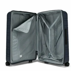 d&n Hartgepäck|4-Rollen Koffer<Travel Line 4700 4 Rollen Trolley 78 cm mit Dehnfalte navy