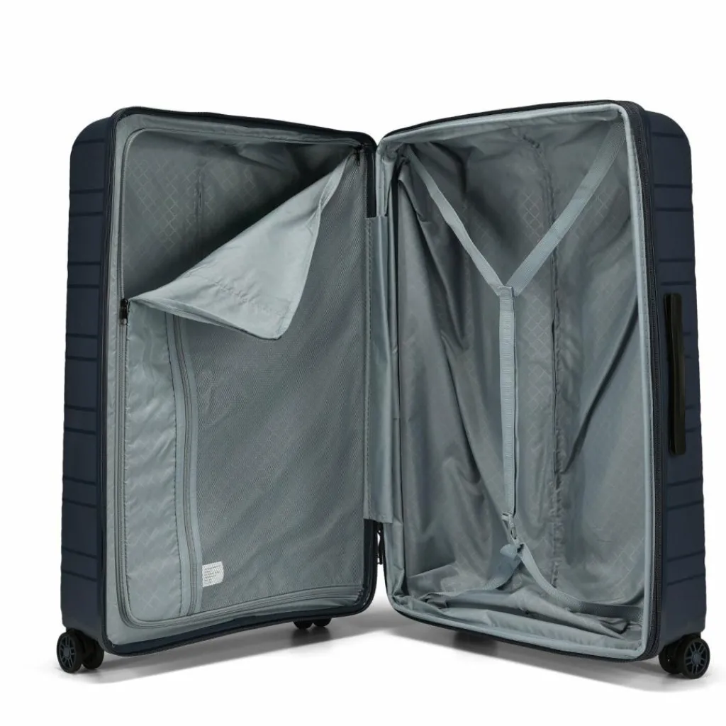 d&n Hartgepäck|4-Rollen Koffer<Travel Line 4700 4 Rollen Trolley 78 cm mit Dehnfalte navy