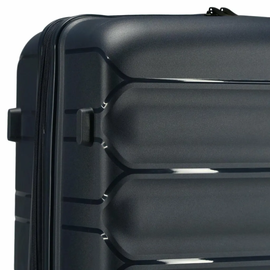 d&n Hartgepäck|4-Rollen Koffer<Travel Line 4700 4 Rollen Trolley 78 cm mit Dehnfalte navy