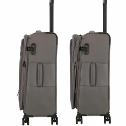 d&n Travel Line 9704 4 Rollen Trolley M 68 cm mit Dehnfalte