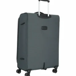 Hot d&n Travel Line 9204 4 Rollen Trolley L 76 cm mit Dehnfalte grau