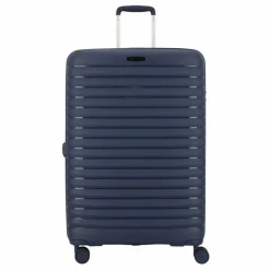 Outlet d&n Travel Line 4500 4 Rollen Trolley L 75 cm mit Dehnfalte darkblue