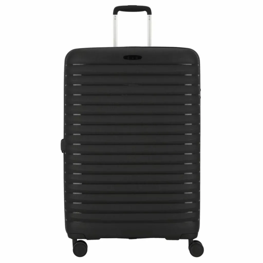 d&n Hartgepäck|4-Rollen Koffer<Travel Line 4500 4 Rollen Trolley L 75 cm mit Dehnfalte black