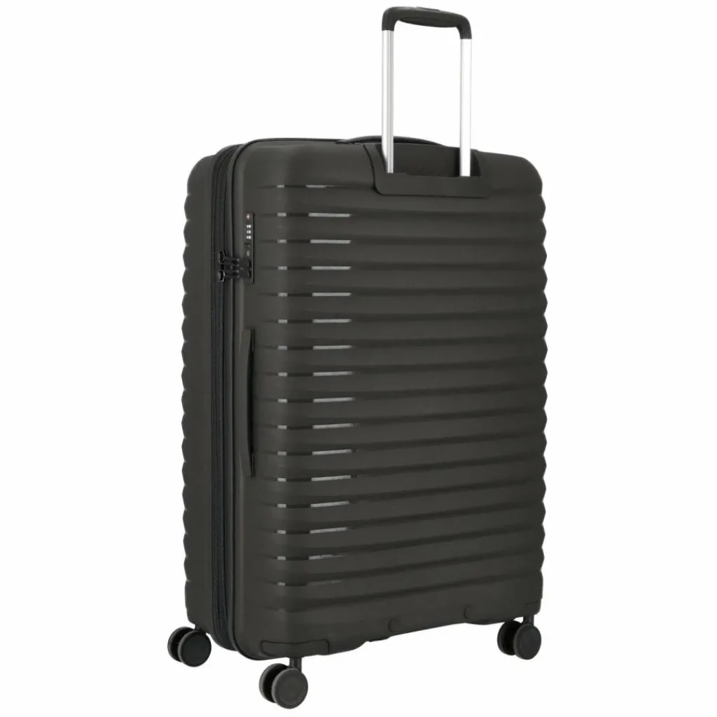 d&n Hartgepäck|4-Rollen Koffer<Travel Line 4500 4 Rollen Trolley L 75 cm mit Dehnfalte black