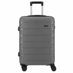 Hot d&n Travel Line 4100 4 Rollen Trolley M 64 cm grey