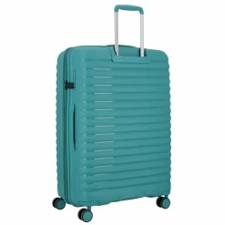 d&n 4-Rollen Koffer|Hartgepäck<Travel Line 4500 4 Rollen Trolley L 75 cm mit Dehnfalte petrol